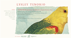 Desktop Screenshot of lysleytenorio.com